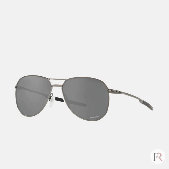 Oakley Gafas de sol aviador de metal en tono plata con doble puente FashionRoss